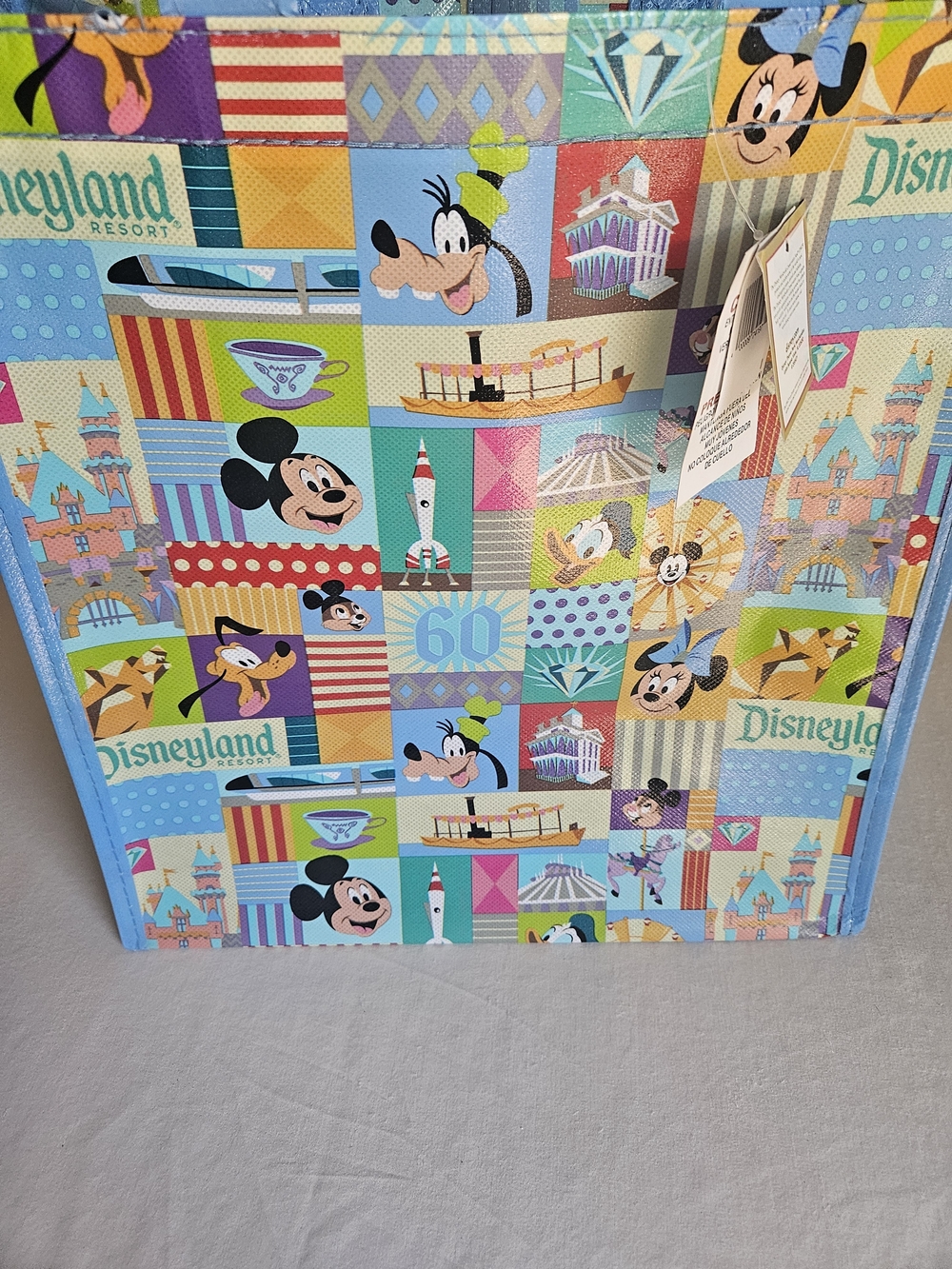NWT- Disneyland Collectable 60th Anniversary With Mickey And Friends Tote Bag
